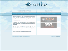 Tablet Screenshot of hostflux.net